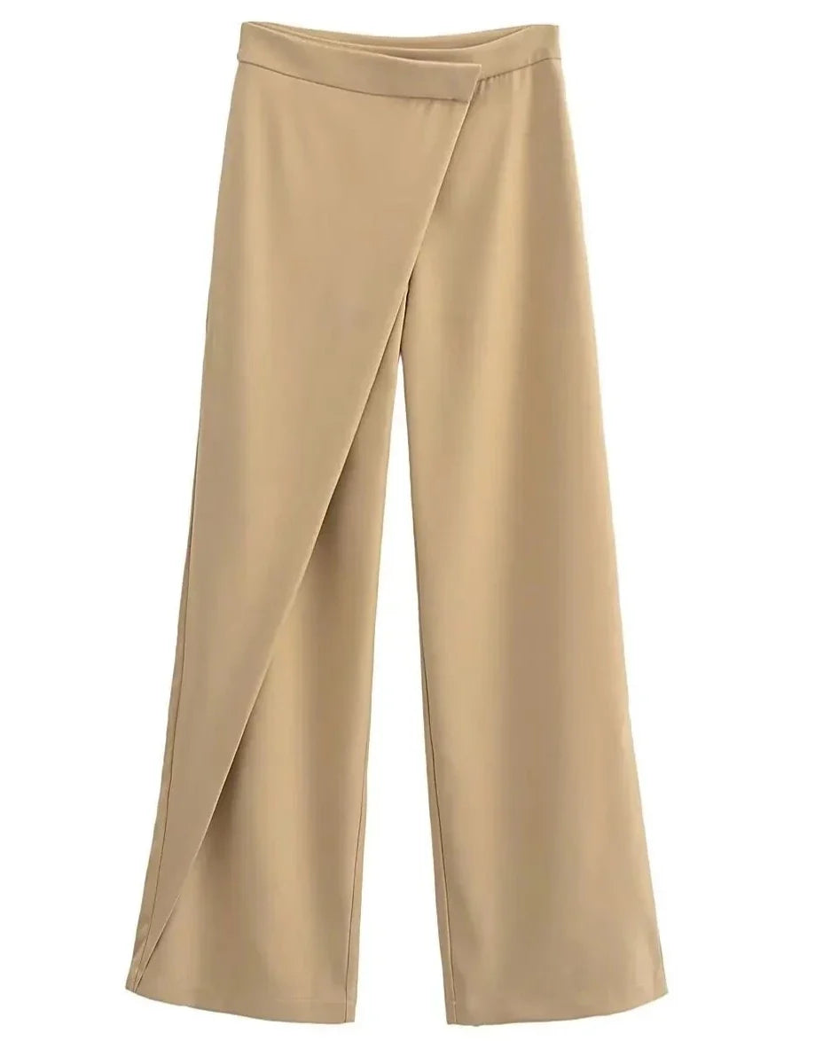 Camélia | Pantalon Large Élégant