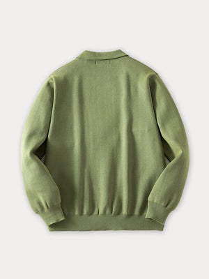 Pierre | Cardigan Confortable en Maille à Col Polo