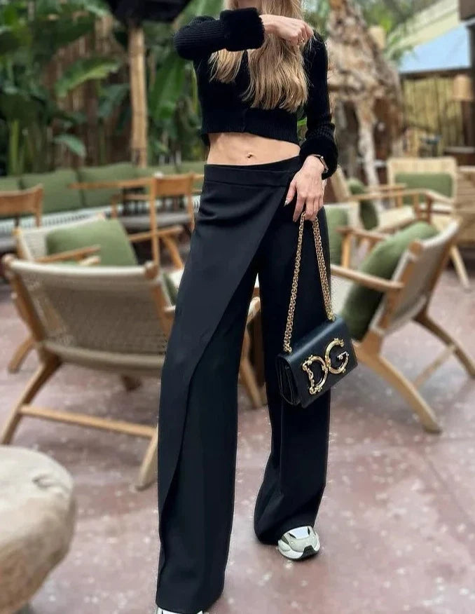 Camélia | Pantalon Large Élégant