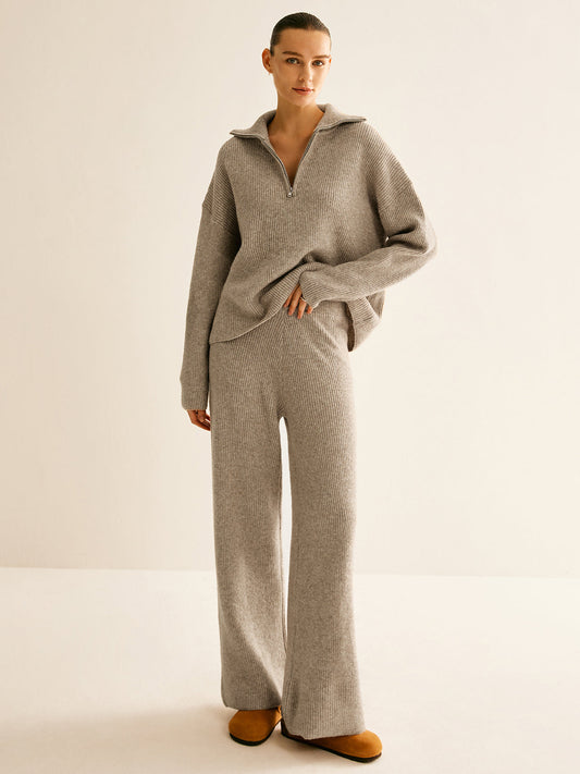 Louna | Pull Femme Zippé à Col Montant