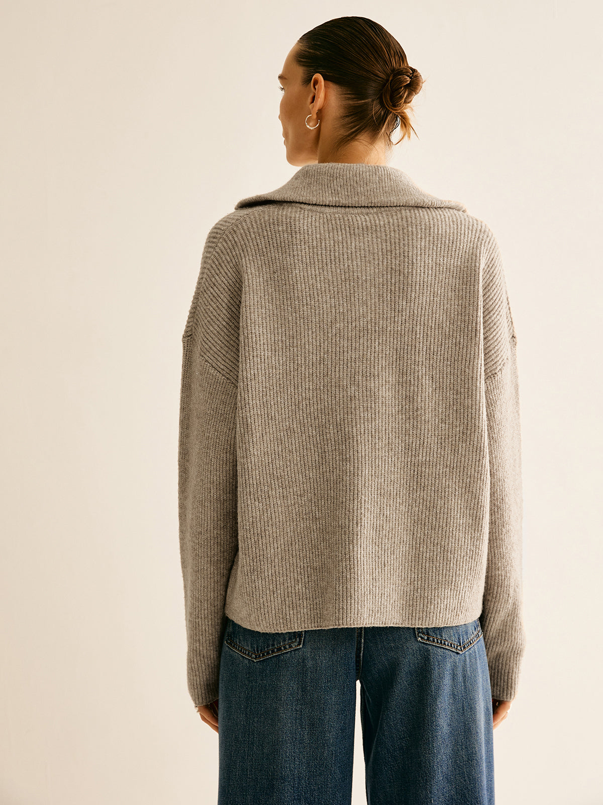 Louna | Pull Femme Zippé à Col Montant
