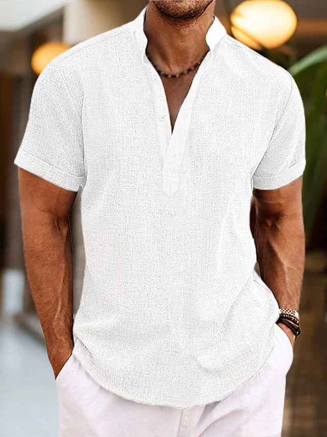 Léonard | Chemise d’Été en Lin pour Homme