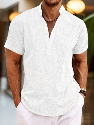 Léonard | Chemise d’Été en Lin pour Homme