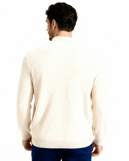 Alban | Gilet zippé 100 % cachemire