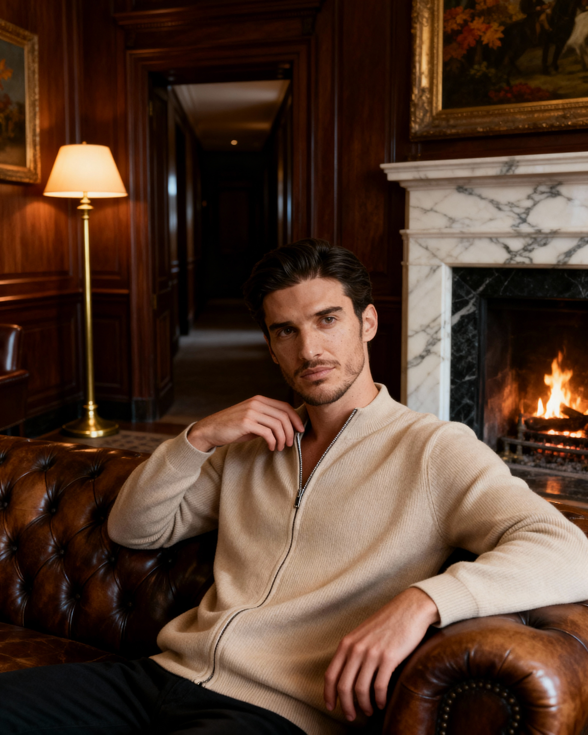 Alban | Gilet zippé 100 % cachemire