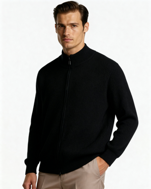 Alban | Gilet zippé 100 % cachemire