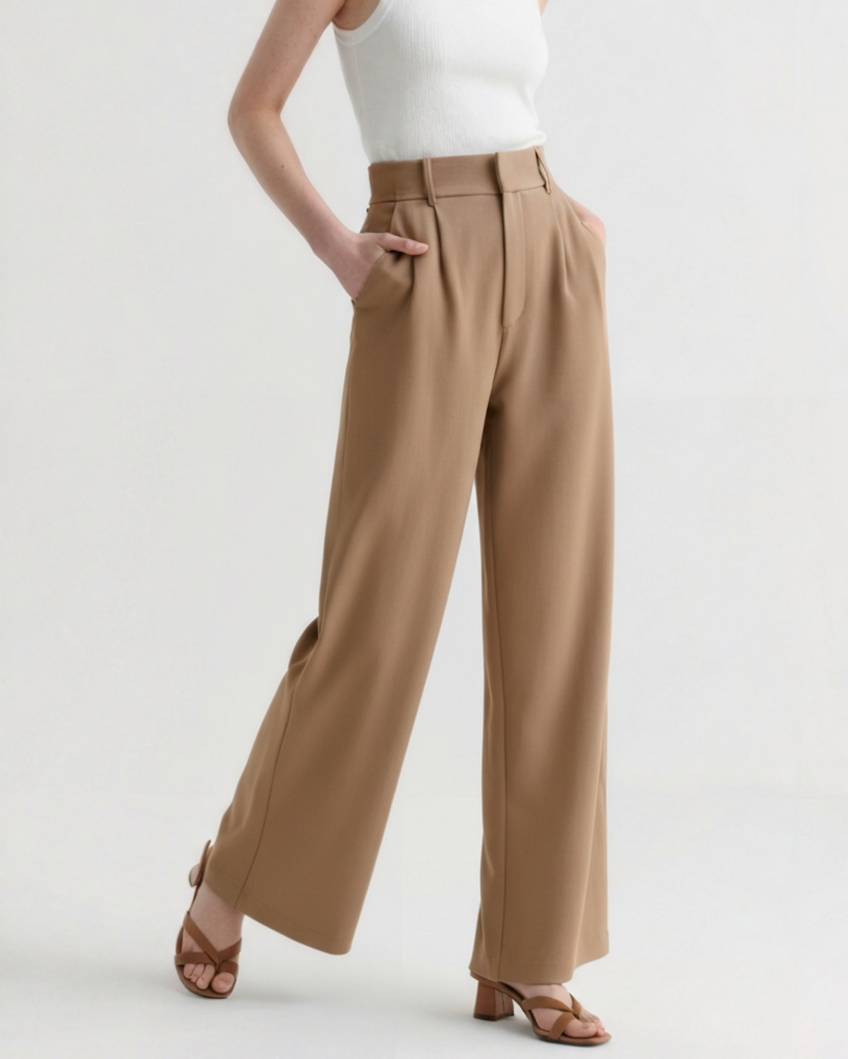 Geneviève | Pantalon Large Élégant pour Femme