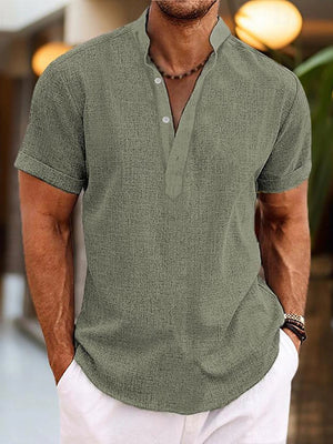 Léonard | Chemise d’Été en Lin pour Homme