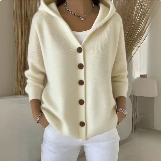 Anaïs | Veste en Tricot à Capuche