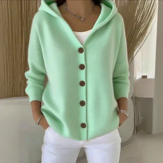 Anaïs | Veste en Tricot à Capuche