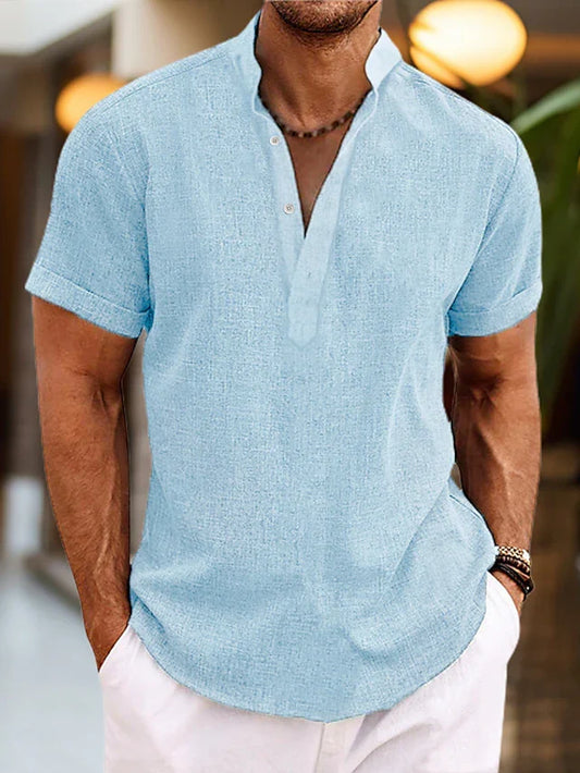 Léonard | Chemise d’Été en Lin pour Homme