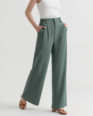 Geneviève | Pantalon Large Élégant pour Femme