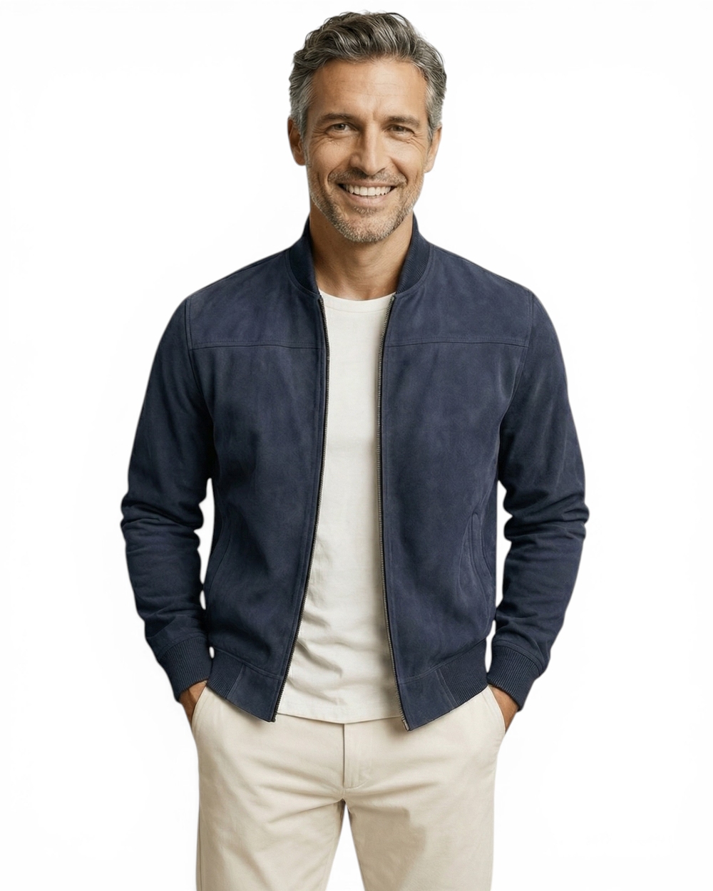 Augustin | Veste élégante en daim
