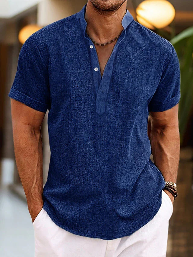 Léonard | Chemise d’Été en Lin pour Homme
