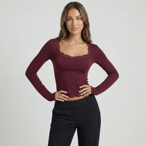 Léna | T-Shirt Manches Longues à la Coupe Confortable