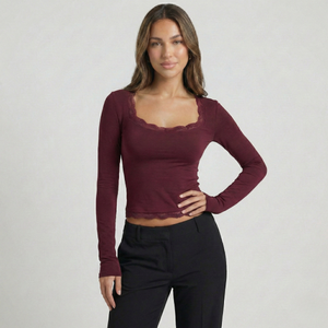 Léna | T-Shirt Manches Longues à la Coupe Confortable