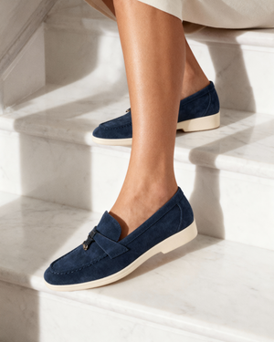 Adeline | Mocassins Élégants en Daim pour Femme