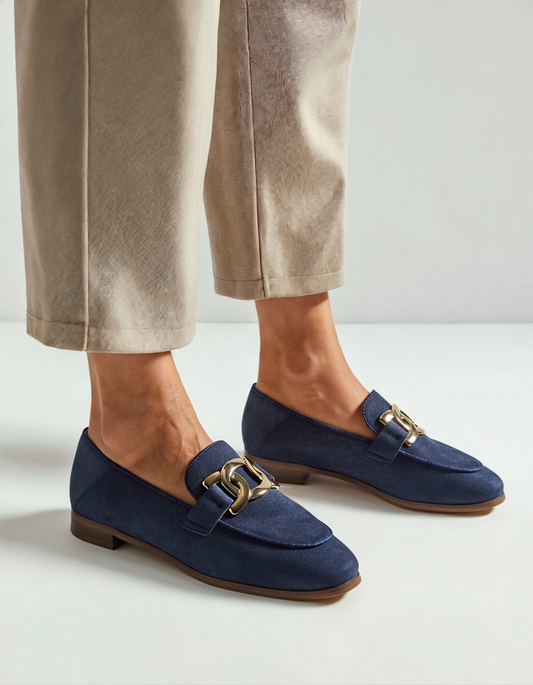 Claudine | Mocassins Élégants en Daim