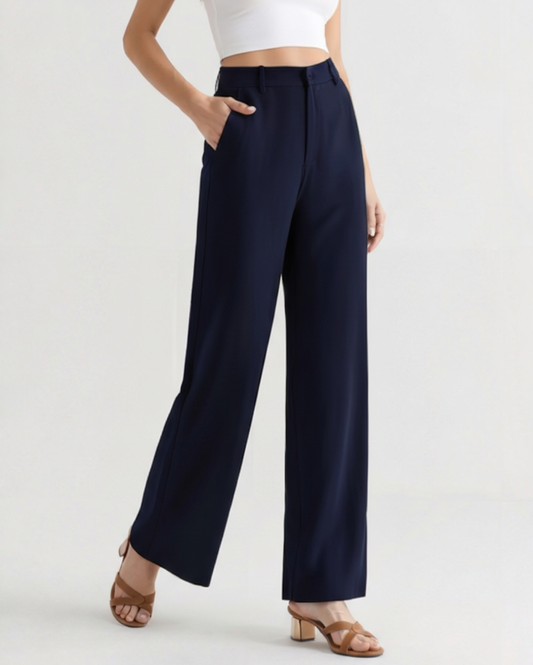 Geneviève | Pantalon Large Élégant pour Femme