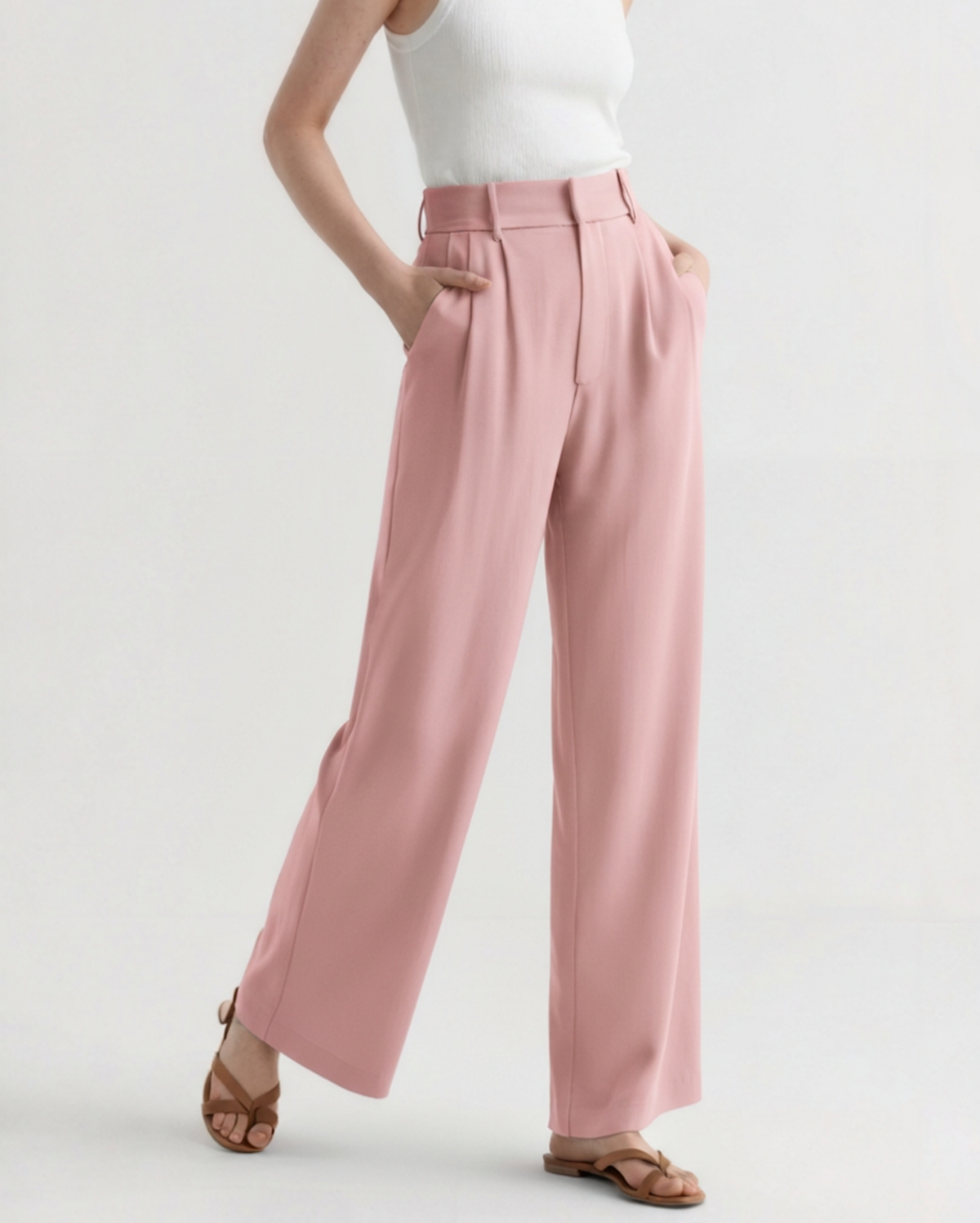 Geneviève | Pantalon Large Élégant pour Femme