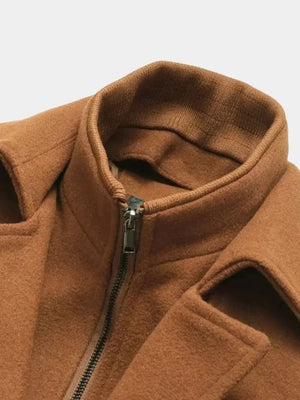 Jérome | Manteau essentiel en laine mélangée