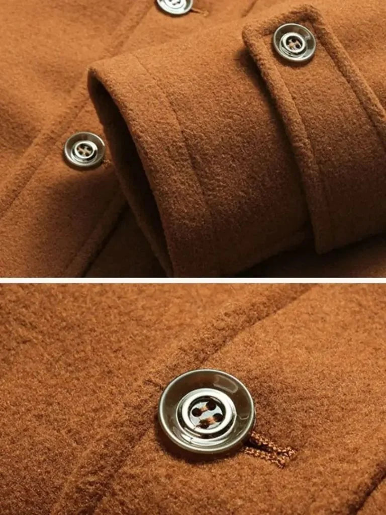 Jérome | Manteau essentiel en laine mélangée