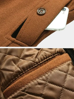Jérome | Manteau essentiel en laine mélangée