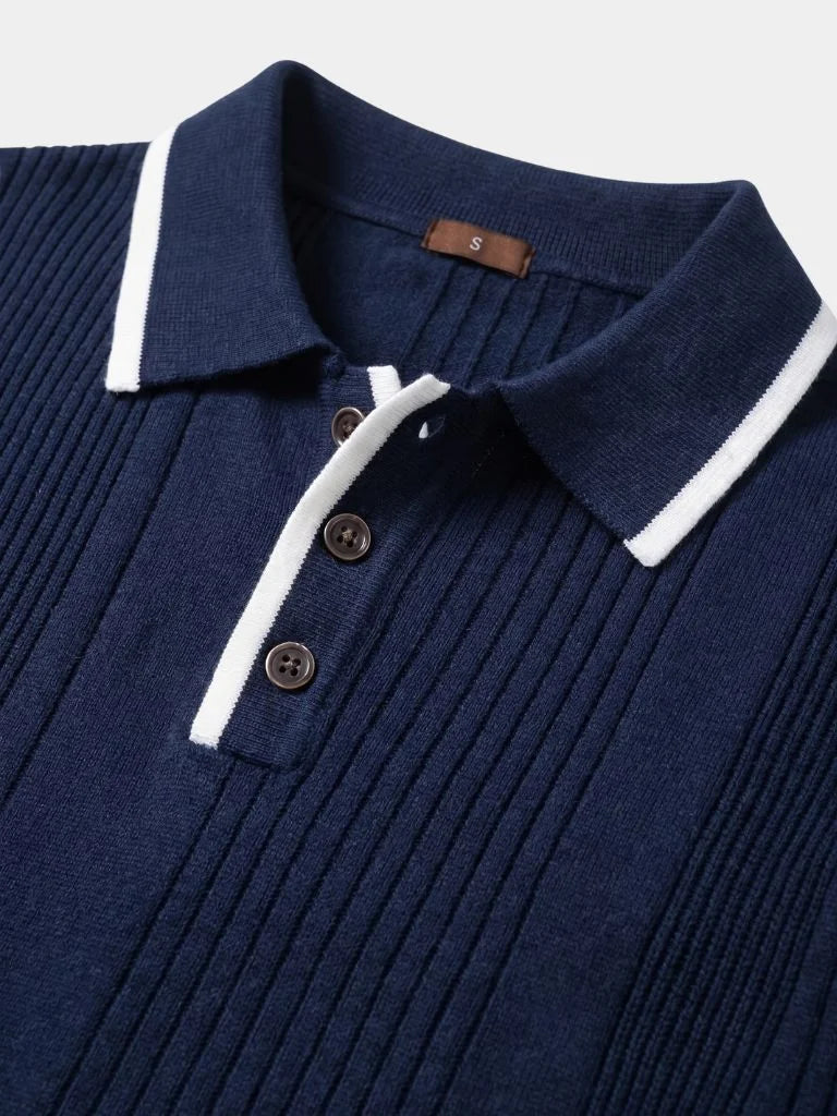 Aurélien | Polo en maille texturée