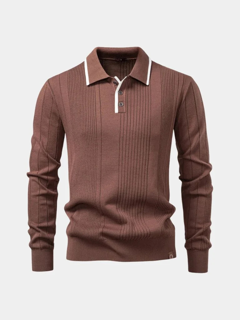 Aurélien | Polo en maille texturée