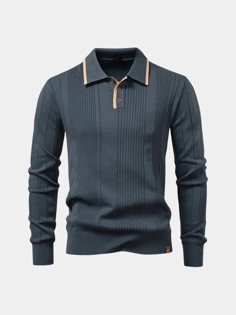 Aurélien | Polo en maille texturée