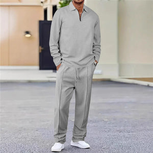Thomas | Ensemble Homme en Maille Gaufrée Élégante