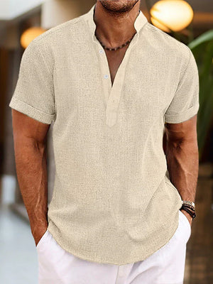 Léonard | Chemise d’Été en Lin pour Homme