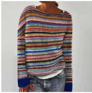 Suzanne | Pull Vintage au Style Insulaire