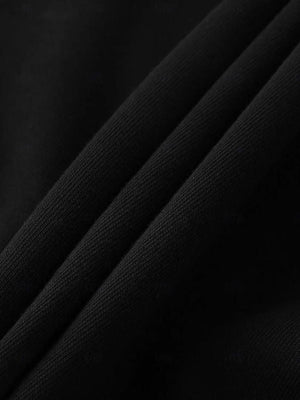 Marcel | Sweat-shirt zippé noir à col élégant